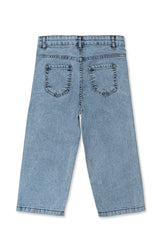 Girls Baggy Jeans | Sky blue